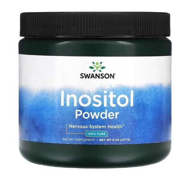 Swanson inozīta pulveris – 100% tīrs – 227 g