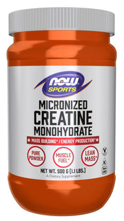 Produkto nuotrauka: NOW Foods Micronized Creatine Monohydrate - 500 g