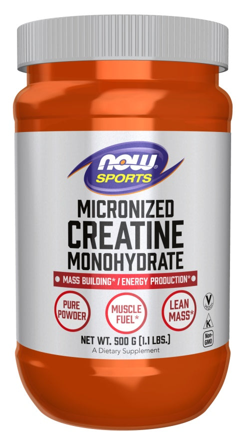 Produkto nuotrauka: NOW Foods Micronized Creatine Monohydrate - 500 g