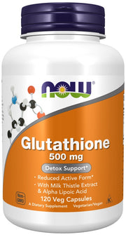 NOW Foods glutations, 500 mg - 120 kapsulas