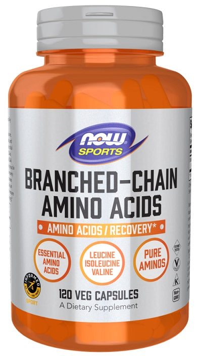 Produkto nuotrauka: NOW Foods Branched-Chain Amino Acids - 120 kapsulių