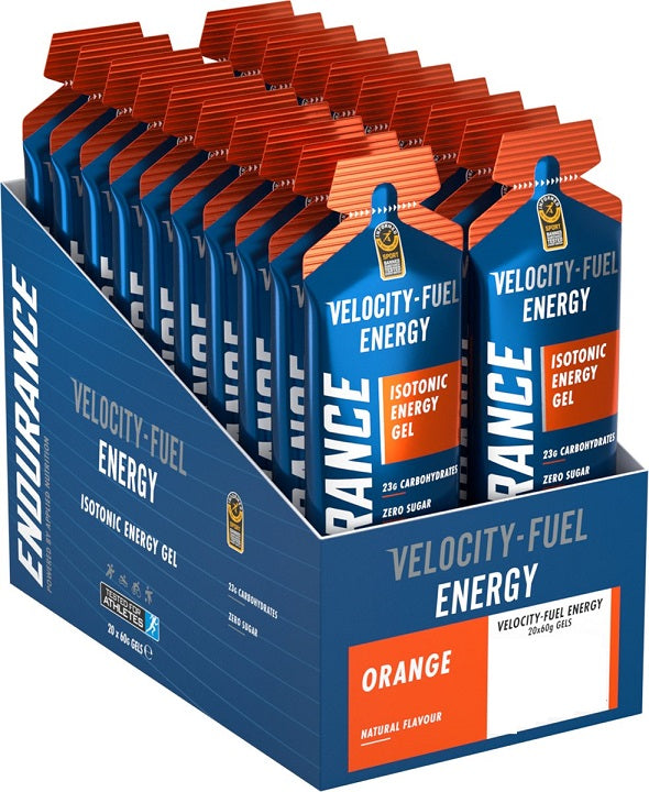 Applied Nutrition Endurance Energy izotoniskais enerģijas gēls ar apelsīnu garšu – 20 x 60 g