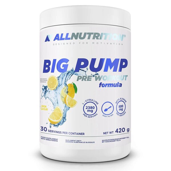 Allnutrition Big Pump ar citronu – 420 g