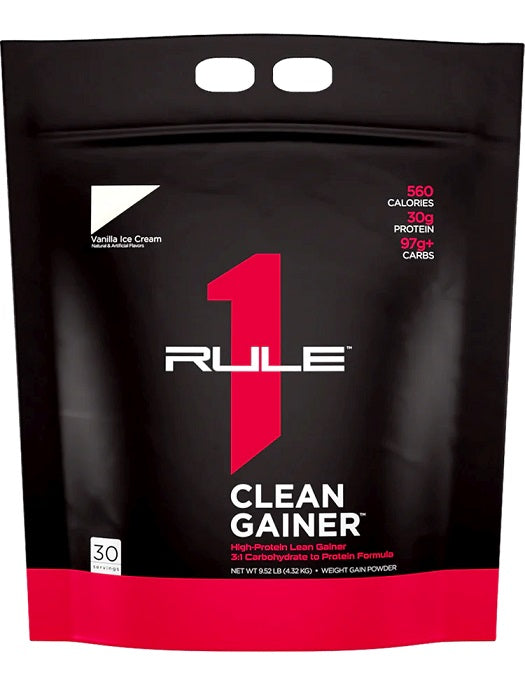 Rule One R1 Clean Gainer ar vaniļas saldējumu – 4320 g