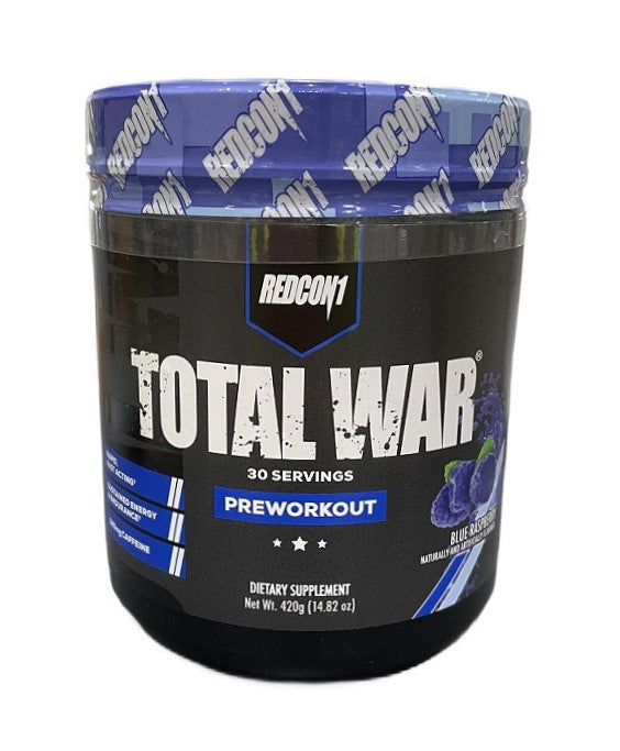 Redcon1 Total War – pirms treniņa, zilās avenes garša – 420 g