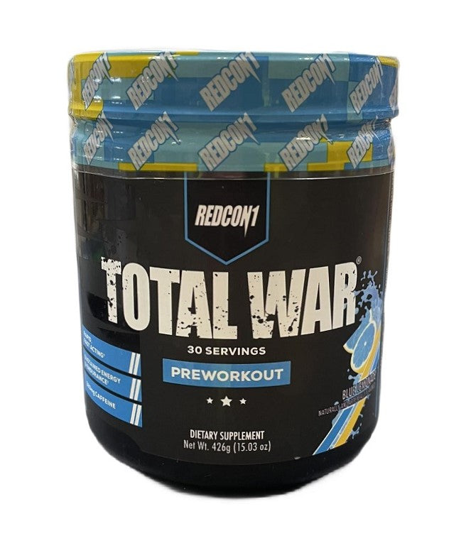 Redcon1 Total War – pirms treniņa, zilā limonāde – 426 g