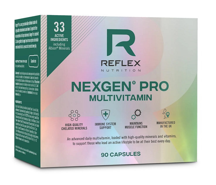 Reflex Nutrition Nexgen Pro Sports multivitamīni – 90 kapsulas