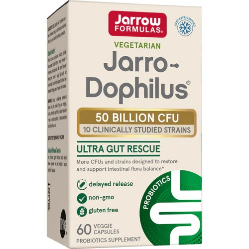 Jarrow Formulas Jarro - Dophilus Ultra Gut Rescue, 50 miljardi KVV - 60 kapsulas