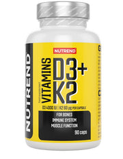Nutrend D3 + K2 vitamīni – 90 kapsulas