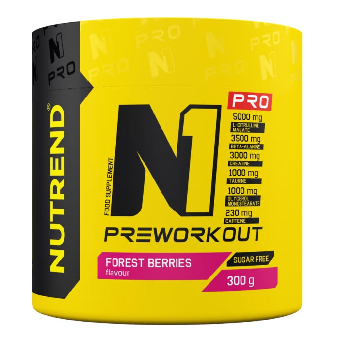 Nutrend N1 Pro pirms treniņa, meža ogas - 300 g