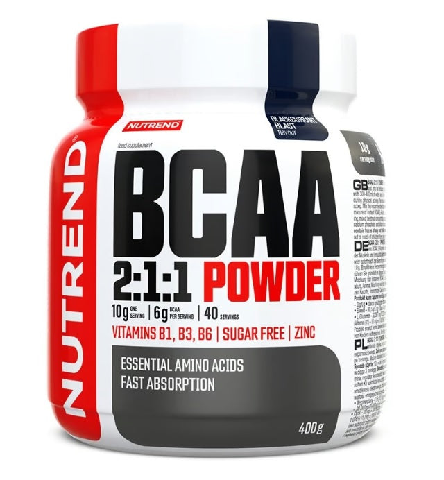 Nutrend BCAA 2:1:1 pulveris, upeņu garša - 400 g
