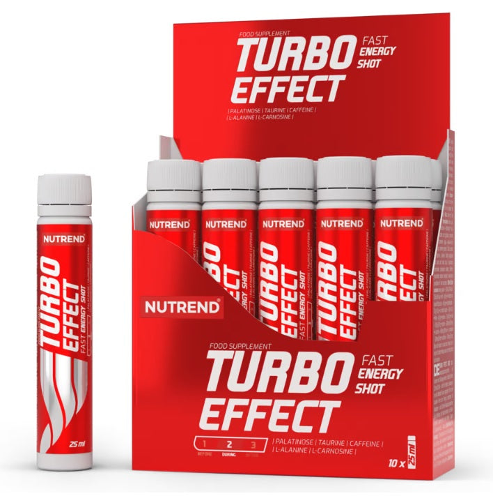 Nutrend Turbo Effect šots – 10 x 25 ml.