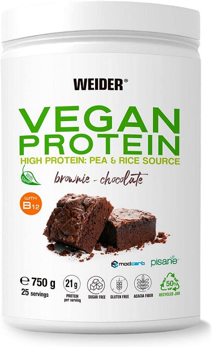 Weider Protein, Brownie Chocolate - 750 g