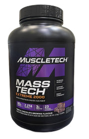 MuscleTech Mass - Tech Extreme 2000, trīskāršās šokolādes cepums – 2720 g