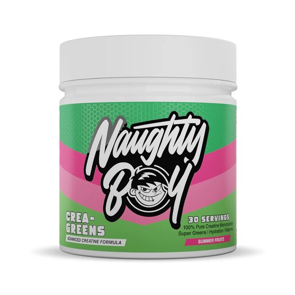 Naughty Boy Crea - Greens vasaras augļu garšas pulveris – 270 g
