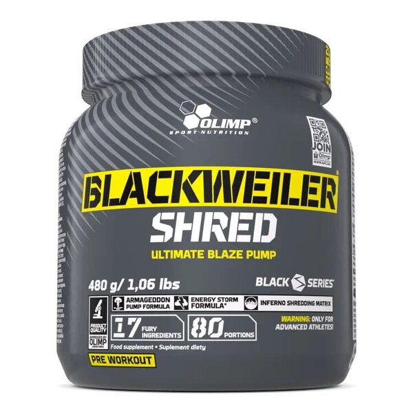 Olimp Nutrition Blackweiler Shred, eksotisko apelsīnu garša - 480 g