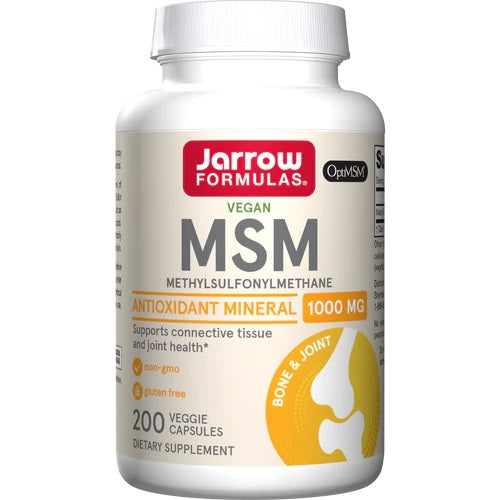 Jarrow Formulas MSM (metilsulfonilmetāns), 1000 mg - 200 kapsulas