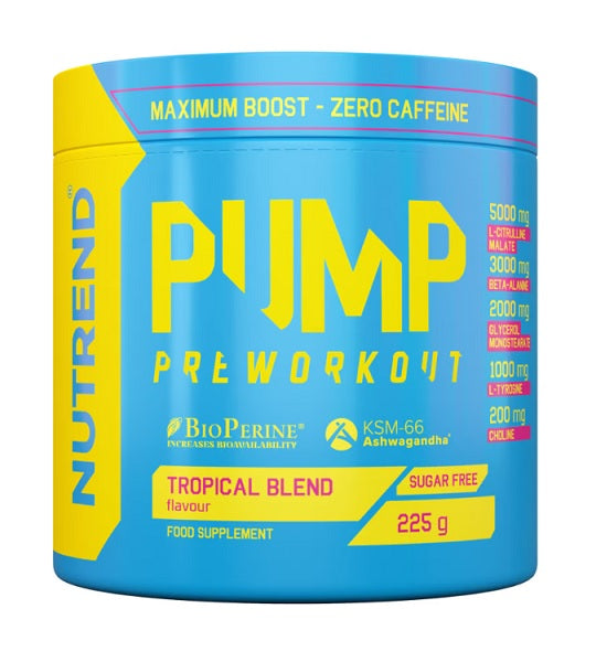 Nutrend Pump pirms treniņa, tropu maisījums – 225 g