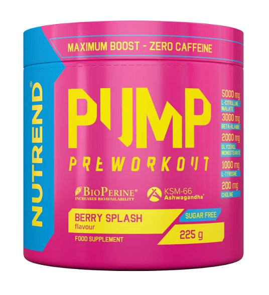 Nutrend Pump pirms treniņa, ogu garša – 225 g