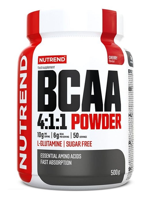 Nutrend BCAA 4:1:1 pulveris, ķiršu garša - 500 g