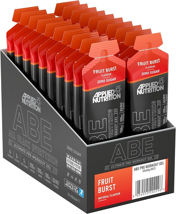 Applied Nutrition ABE – All Black Everything želeja, augļu garša – 20 x 60 g