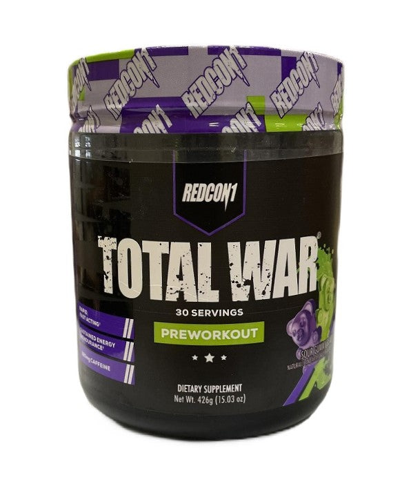 Redcon1 Total War — pirms treniņa, skābas gumijas konfektes — 426 g