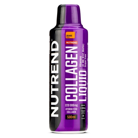Nutrend kolagēna šķidrums, apelsīnu garša – 500 ml.