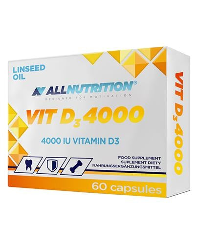 Allnutrition Vit D3 4000, 4000 SV – 60 kaps