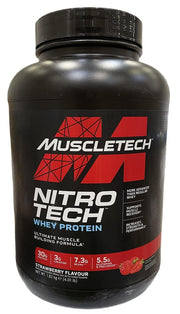 MuscleTech Nitro - Tech, zemeņu garša – 1820 g