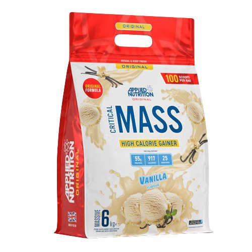 Applied Nutrition Critical Mass – oriģinālais, vaniļas garšas – 6000 g