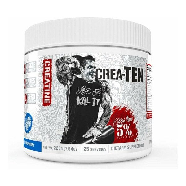 5% Nutrition uzturvielu Crea - TEN – leģendārā sērija, melleņu limonāde – 225 g