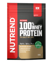 Nutrend 100% sūkalu olbaltumvielas, zemeņu garša - 400 g