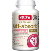 Jarrow Formulas Ubiquinol QH - absorbcija, 100 mg - 60 kapsulas