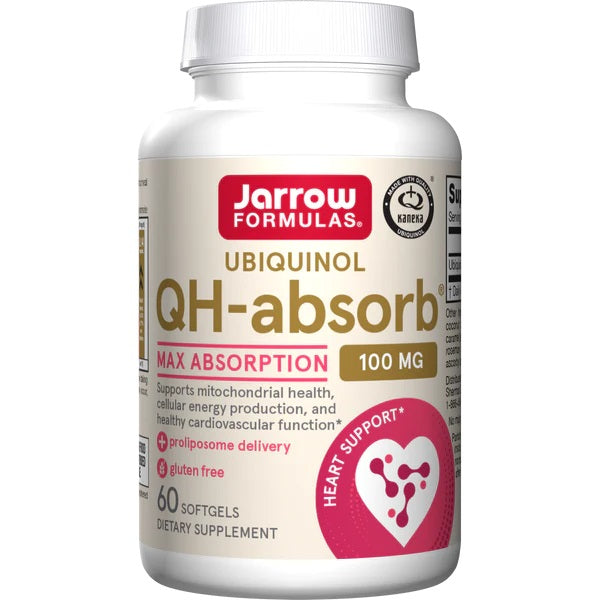 Jarrow Formulas Ubiquinol QH - absorbcija, 100 mg - 60 kapsulas
