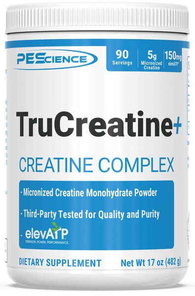 PEScience TruCreatine+ pulveris, bez garšas - 482 g