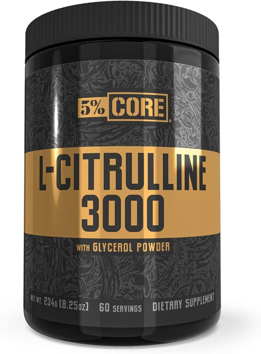5% Nutrition uzturvielas L-Citrulīns 3000 – Essential Series – 234 g