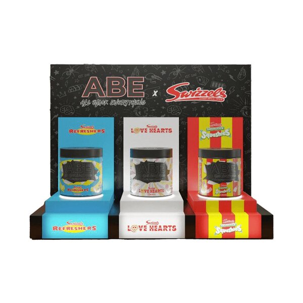 Applied Nutrition ABE & Swizzels galda displejs