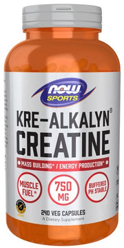 NOW Foods Kre-Alkalyn kreatīns - 240 kapsulas