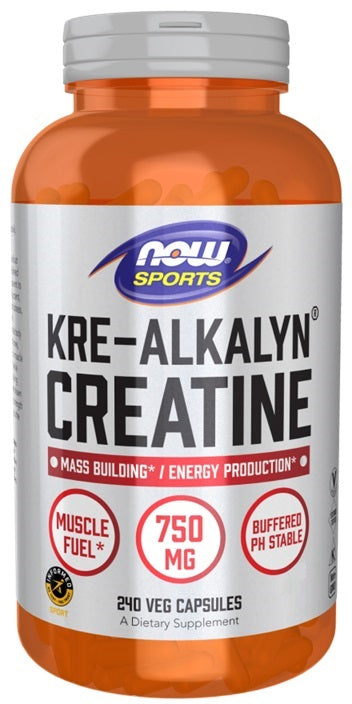 NOW Foods Kre-Alkalyn kreatīns - 240 kapsulas