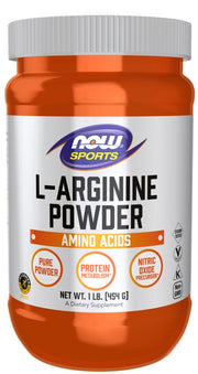 NOW Foods L-arginīns, pulveris – 454 g