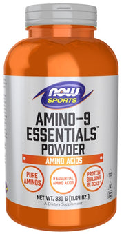 NOW Foods Amino - 9 Essentials, pulveris - 330 g