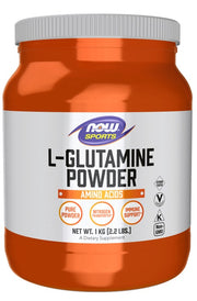 NOW Foods L-glutamīns, pulveris – 1000 g