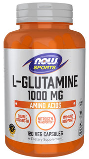 NOW Foods L-glutamīns, 1000 mg - 120 kapsulas