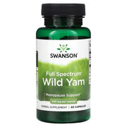 Swanson plaša spektra savvaļas jams, 400 mg – 60 kapsulas