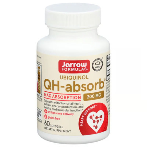 Jarrow Formulas Ubiquinol QH - uzsūkšanās, 200 mg - 60 kapsulas