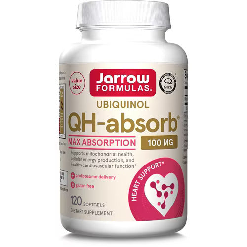 Jarrow Formulas Ubiquinol QH - absorbcija, 100 mg - 120 kapsulas