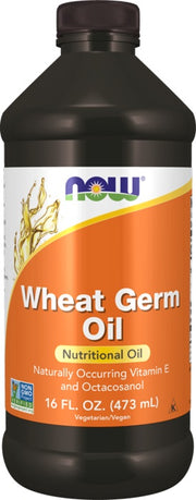 NOW Foods kviešu dīgļu eļļa, šķidra - 473 ml.