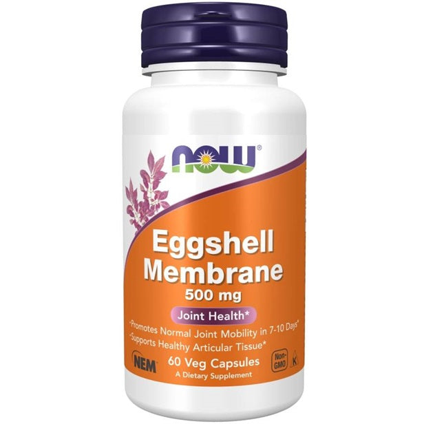 NOW Foods olu čaumalas membrāna, 500 mg – 60 kapsulas