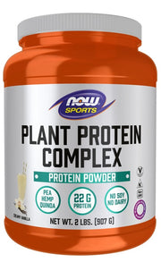 NOW Foods augu proteīnu komplekss, krēmīga vaniļa - 907 g