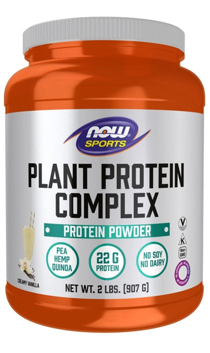 NOW Foods augu proteīnu komplekss, krēmīga vaniļa - 907 g